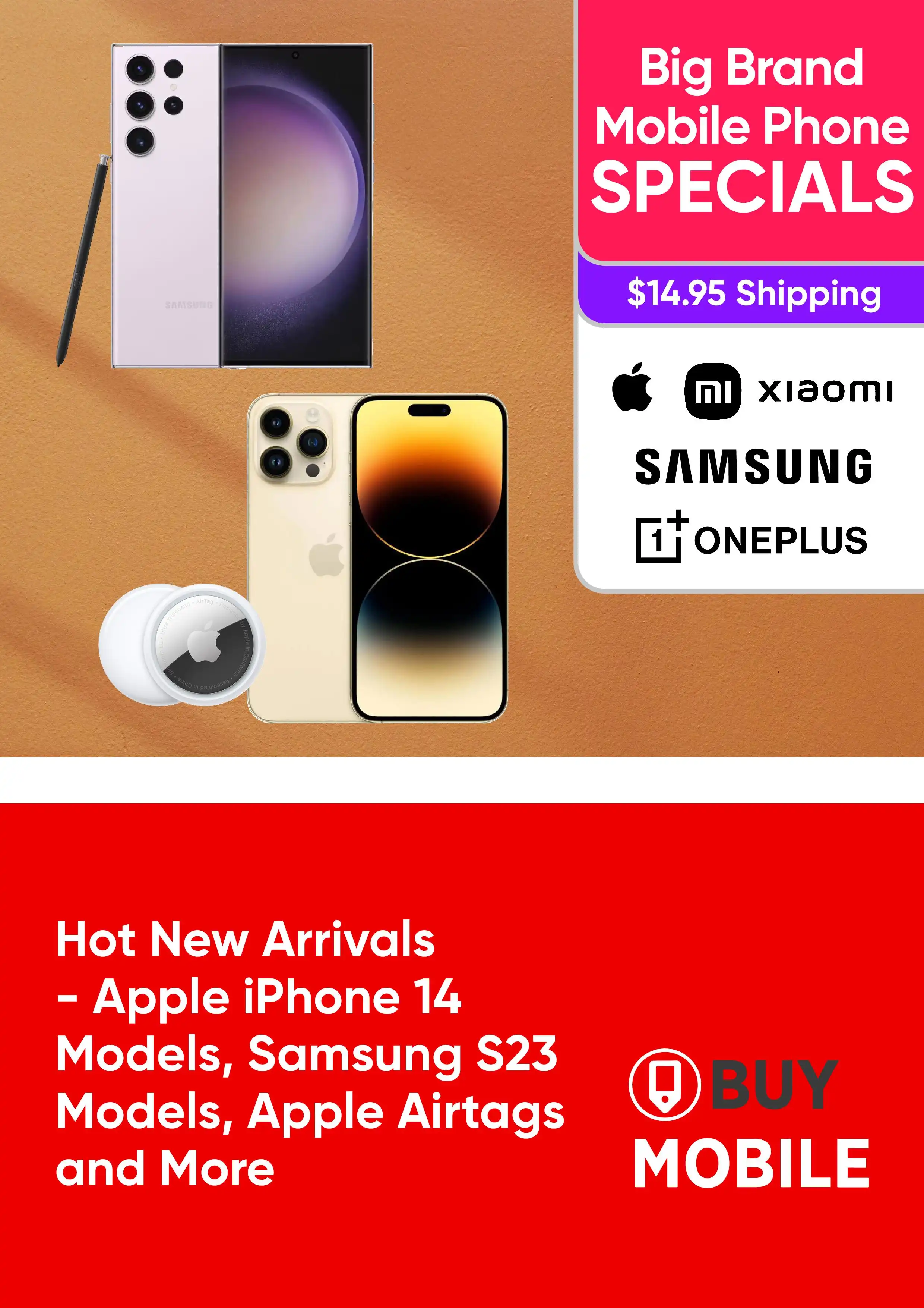 Hot New Arrivals - Apple iPhone 14 Models, Samsung S23 Models, Apple Airtags and More
