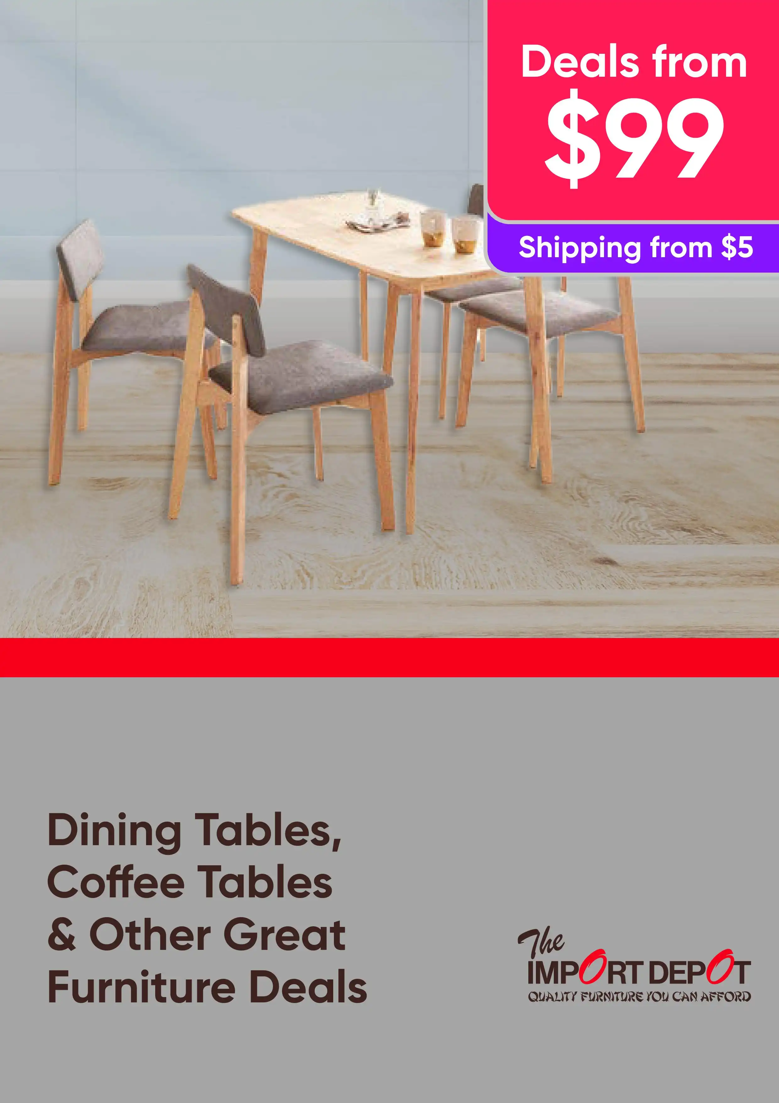 Dining Tables, Coffee Tables & Other Great Furniture Deals