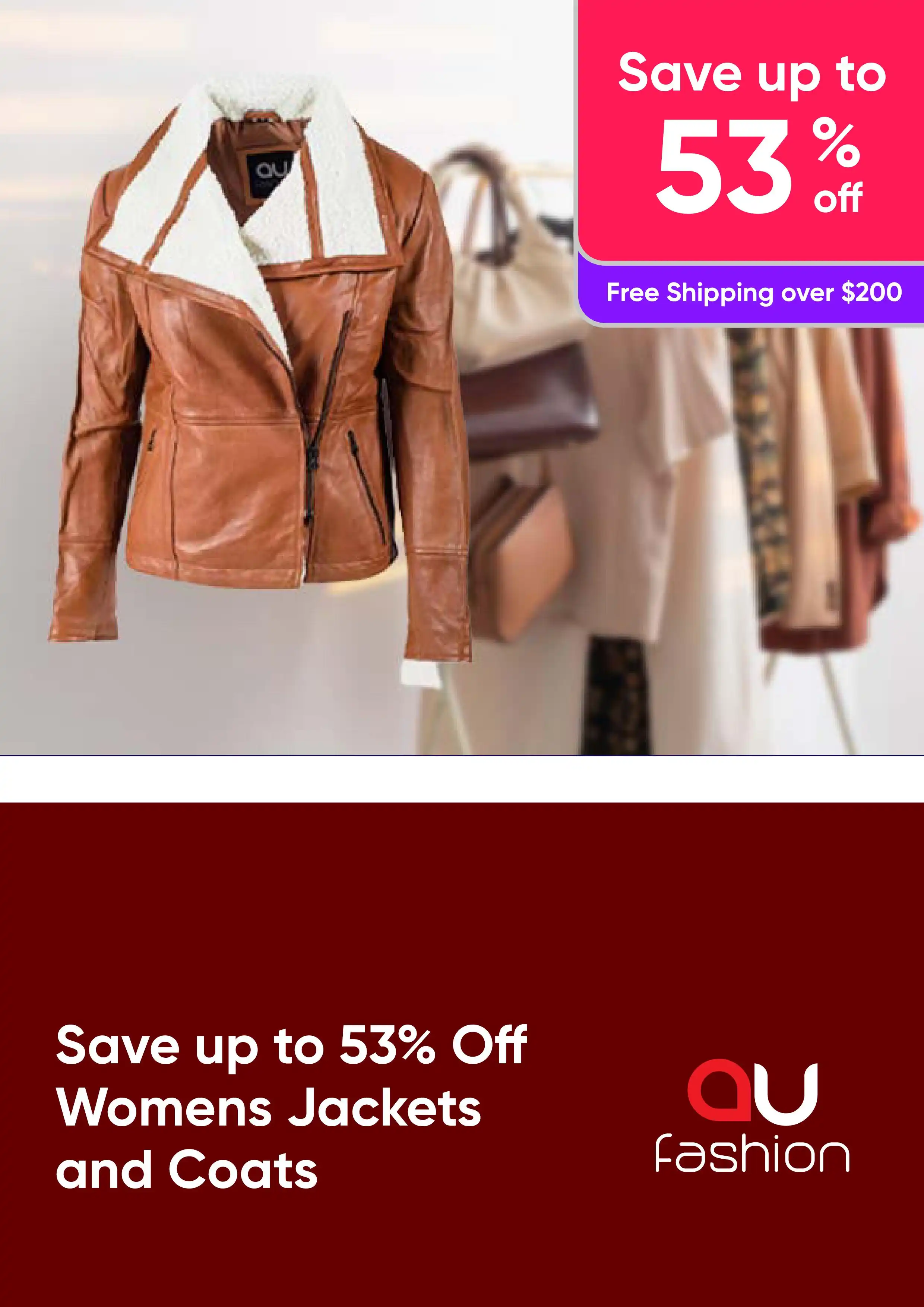 Up to 53% Off Womens Jackets and Coats