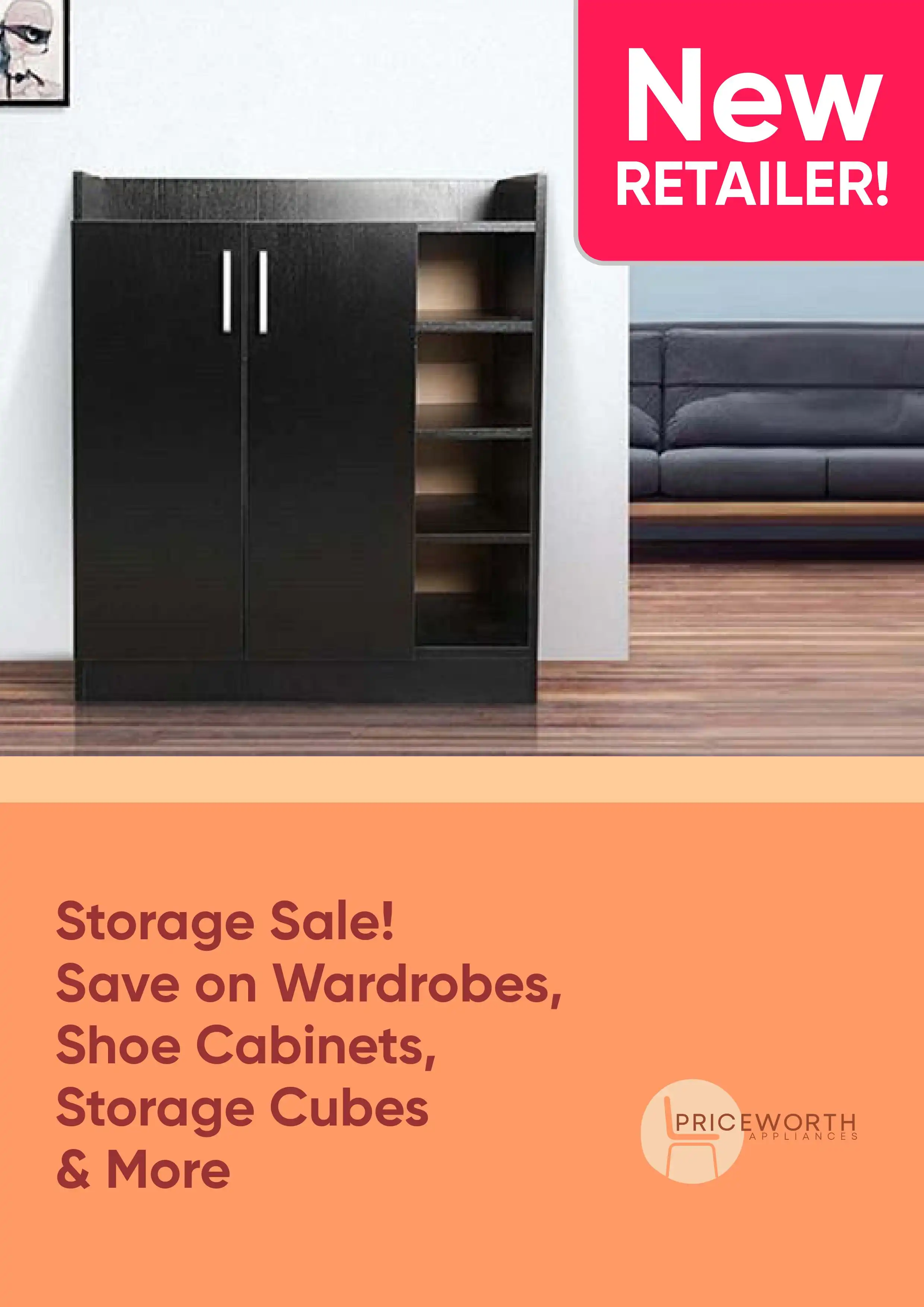 Storage Sale! Save on Wardrobes, Shoe Cabinets, Storage Cubes & more
